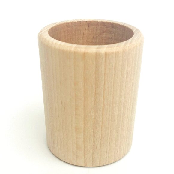 NWT Grapat Wooden Toys Natural Cups Set of 6 - Picture 2 of 2